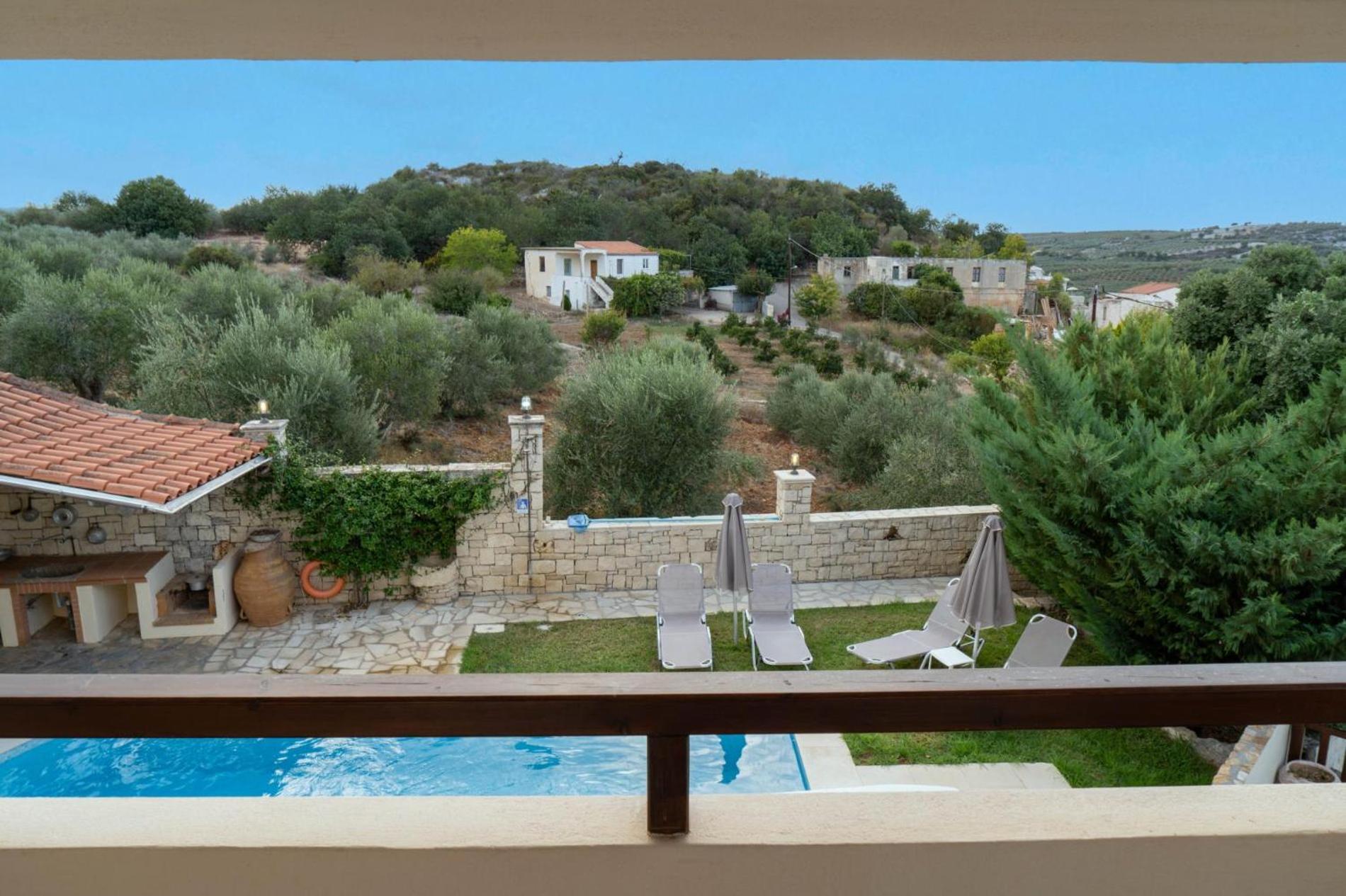 Villa Korini With Swimming Pool Achlades Экстерьер фото